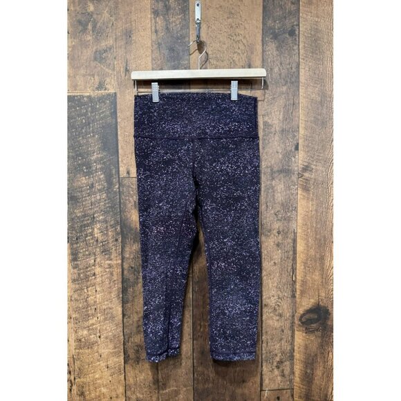 Lululemon Wunder Under Crop (Hi-Rise) 21" Crystalline Multi Size 8 EUC - Picture 2 of 6